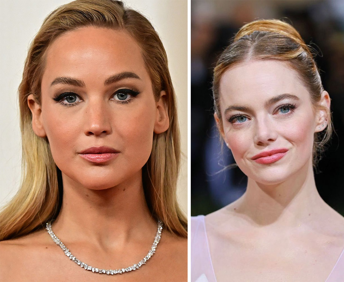 Jennifer Lawrence // Emma Stone PHOTOS VIA PINTEREST