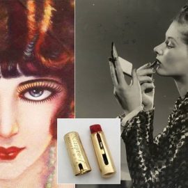 Τη δεκαετία του 1920 τα χείλη στο χρώμα του μούρου και με τοξωτό σχήμα ήταν η μόδα. Σύμβολο της εποχής, η ηθοποιός Clara Bow // Στη δεκαετία του ?30, η αύξηση πωλήσεων του κραγιόν ήταν θεαματική!