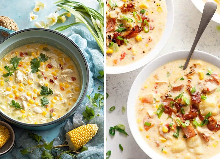 Κρεμώδης σούπα κοτόπουλου και καλαμποκιού: Χορταστική και ανακουφιστική!