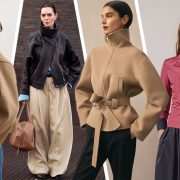 Νέο στυλ: Ποια χρειάζεται κασκόλ όταν μπορεί να τυλίξει τον λαιμό με την κομψή τάση πανωφοριού τής σεζόν;