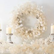 Τάση: Χριστουγεννιάτικη διακόσμηση με λευκά κεριά