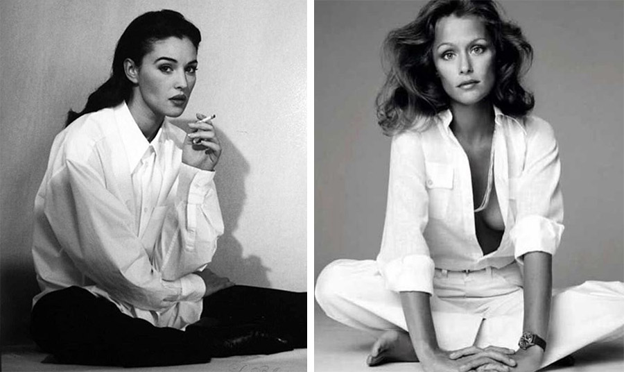 H υπέροχη Μόνικα Μπελούτσι PHOTO @monicabellucciofficiel //  Η Λορίν Χάττον φωτογραφημένη για το Vogue τον Ιούνιο του 1973 PHOTO VIA PINTEREST