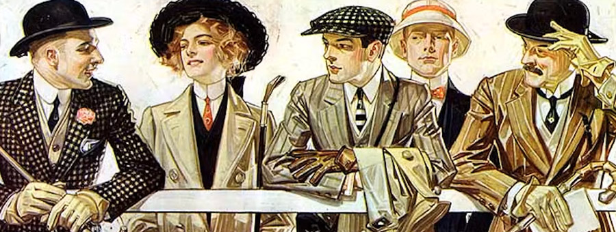 Διαφήμιση για λευκά πουκάμισο με κολλάρο, 1907 PHOTO WIKIMEDIA COMMONS