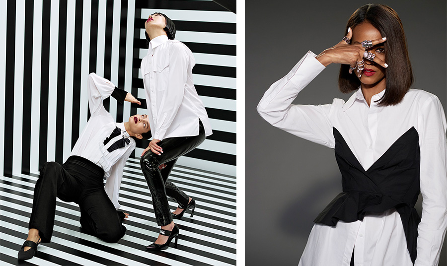 Η σειρά KARL LAGERFELD x L’Oréal Paris, συμπληρώνεται από μια εντυπωσιακή καμπάνια εμπνευσμένη από τις πιο εμβληματικές του “Karlisms”