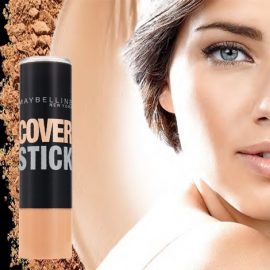 Bερνίκι νυχιών 432 Tanderine Tango, Maybelline // Κονσίλερ για τους μαύρους κύκλους, Cover Stick, Mayelline // © Maybelline