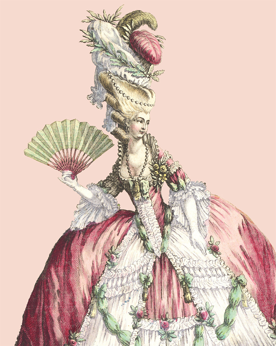 ILLUSTRATION MARIE ANTOINETTE, PHOTO V&A MUSEUM 