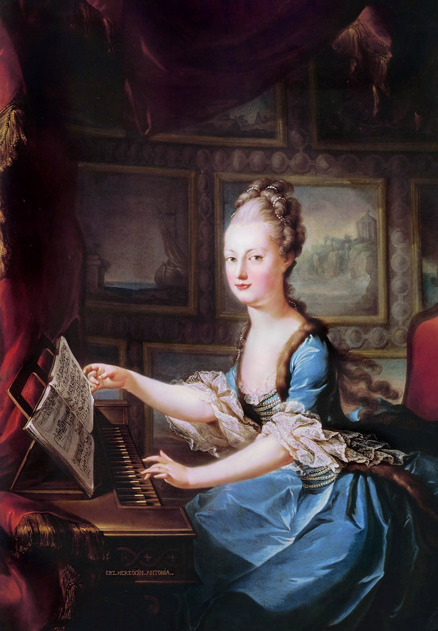 Marie Antoinette το 1769, πίνακας του Franz Xaver Wagenschön, PHOTO WIKIMEDIA COMMONS 