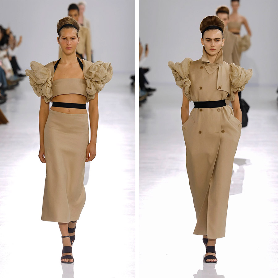 Το στυλ της Μαρίας Αντουανέτας υπό το πρίσμα του οίκου Max Mara από την επίδειξη άνοιξη-καλοκαίρι στο Μιλάνο PHOTOS MAX MARA