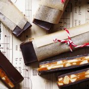 Μπάρες καραμέλας αμυγδάλου