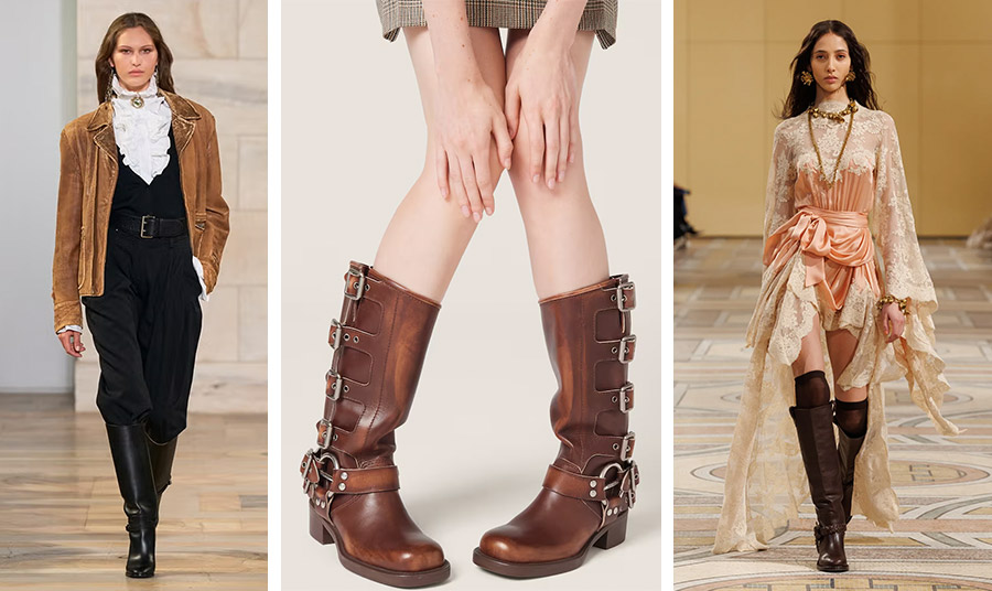 RALPH LAUREN PHOTO LOOKBOOK RALPH LAUREN.COM // Πειρατικές μπότες MIU MIU PHOTO MIUMIU.COM // Από τη φετινή συλλογή ZIMMERMAN PHOTO ZIMMERMANN.COM