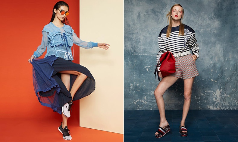 Αναμείξτε θηλυκά βολάν με μία δόση athleisure για κομψότητα και άνεση στην καθημερινότητά σας // Ρίγες από πάνω ως κάτω, αλλά για να «λειτουργήσει» χρειάζεται να «σπάσετε» το σύνολο, π.χ. με μία μονόχρωμη ζώνη