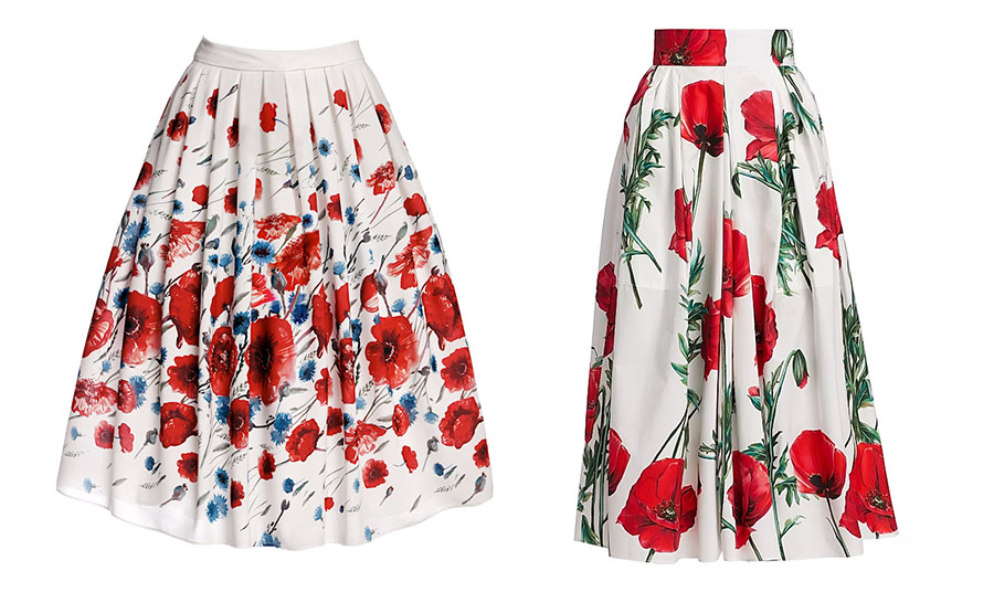 Oι παπαρούνες ανθίζουν… Φούστα με πιέτες PHOTO WOLF&BAGER // Μακριά φούστα PHOTO VIA PINTEREST 