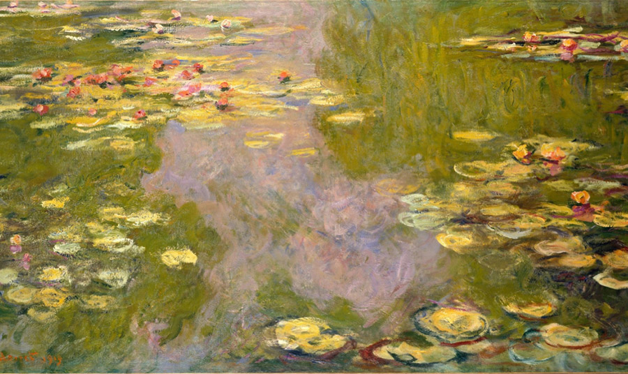 Claude Monet «Water Lilies» (1919) Τhe Metropolitan Museum of Art, New York PHOTO WIKIPEDIA