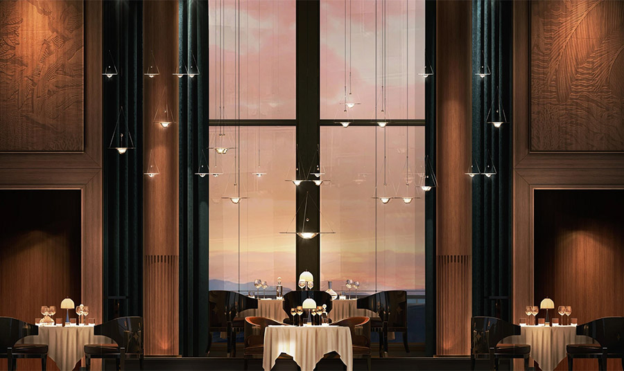 Ο βραβευμένος με αστέρι Michelin σεφ Yannick Alléno παρουσιάζει ένα μενού που δημιουργήθηκε υπό την καθοδήγησή του. Η εκπληκτική τραπεζαρία με τα γυάλινα έργα υπό το φως του φεγγαριού αναδεικνύει κάθε γεύση για μια πραγματικά αξέχαστη εμπειρία.