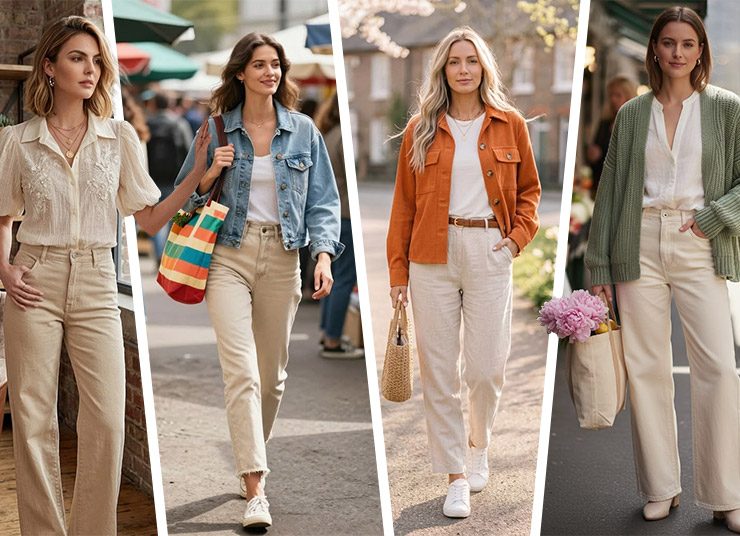 Τα τζιν σε ουδέτερες αποχρώσεις είναι η νέα εμμονή αυτής της άνοιξης!