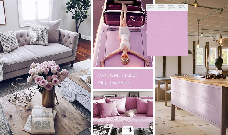 Το Pink Lavender 14-3207, ένας απαλός τόνος που μπορεί εύκολα να συνδυαστεί με αποχρώσεις του ροζ, του μπεζ, του καφέ, του μπλε? Για όσες θέλουν ένα ουδέτερο χρώμα με κοριτσίστικη διάθεση