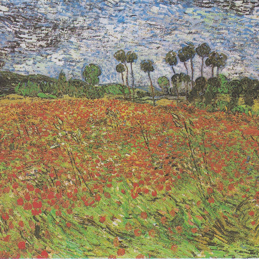 «Λιβάδι με παπαρούνες», Vincent van Gogh, 1890, Kunstmuseum,  Χάγη Ολλανδία PHOTO WIKIMEDIA