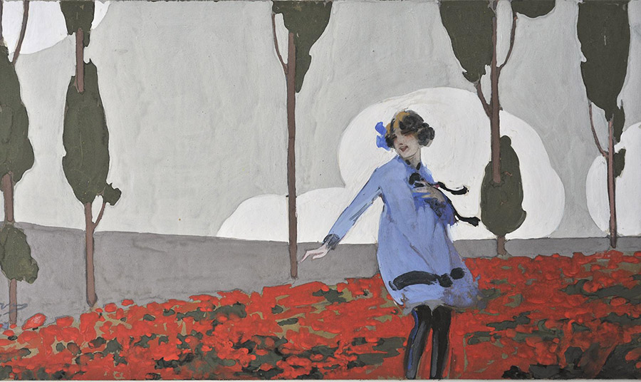 «Παπαρούνες», Περβολαράκης Όθων, 1918 PHOTO EΘΝΙΚΗ ΠΙΝΑΚΟΘΗΚΗ (Δωρεά Νίκου Πετσάλη-Διομήδη)