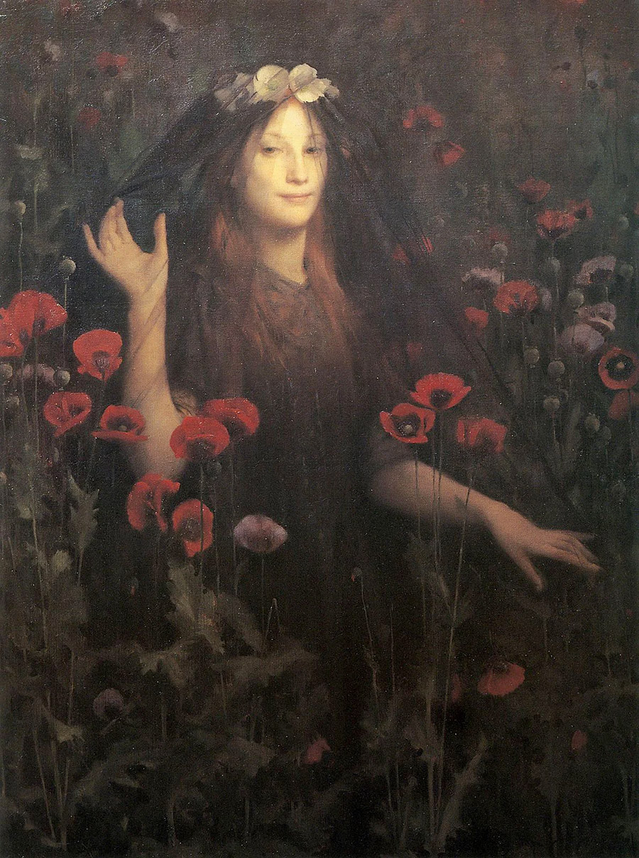 «Ο θάνατος της νύφη»ς, του Βρετανού ζωγράφου Thomas Cooper Gotch, 1894-95 PHOTO WIKIMEDIA COMMONS