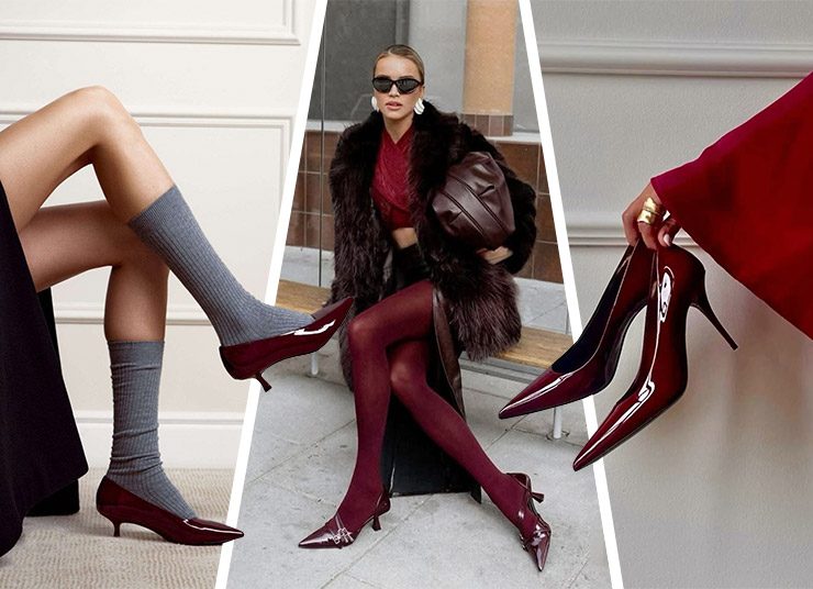 Τάση: Παπούτσια στο χρώμα του δαμάσκηνου