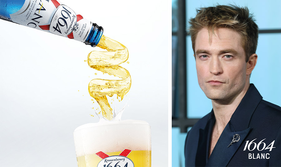 Ο Robert Pattinson είναι το νέο πρόσωπο της μπύρας1664 Blanc