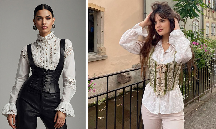 Ιδέες για να φορέστε τον κορσέ με μοντέρνο τρόπο PHOTOS VIA PINTEREST