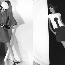 Κομψότητα και αφαίρεση. Φόρεμα του 1968 // Άλλη μία γεωμετρική δημιουργία από το 1968