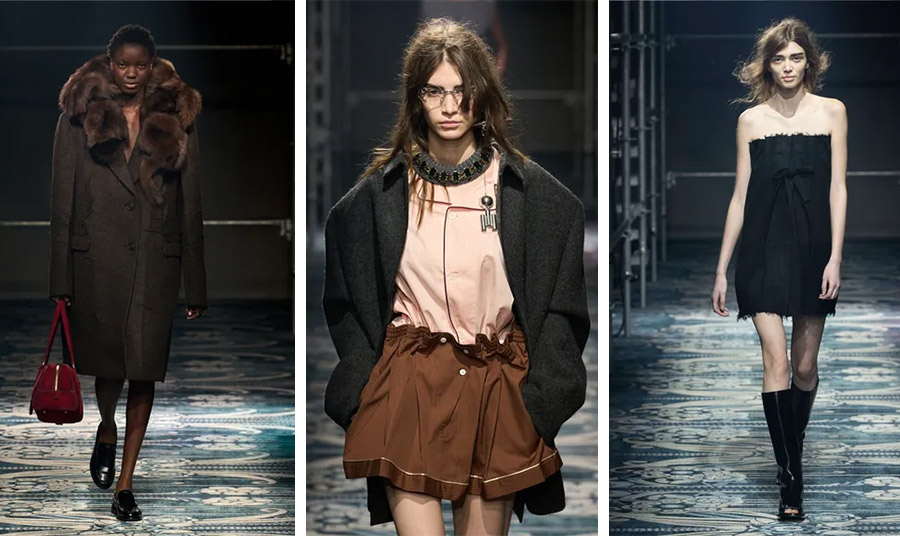 Από την πασαρέλα φθινόπωρο 2025-χειμώνας 2026 PHOTO LAUNCHMETRICS SPOTLIGHT PRADA