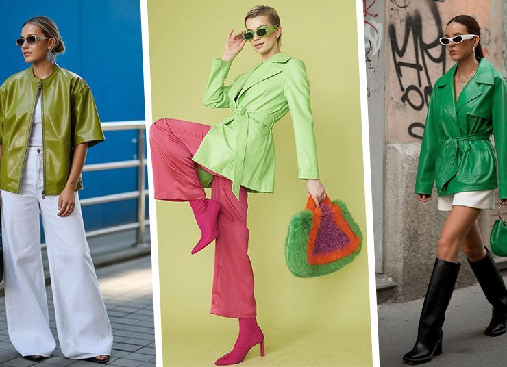 Το πράσινο δερμάτινο κατακτά την άνοιξη!