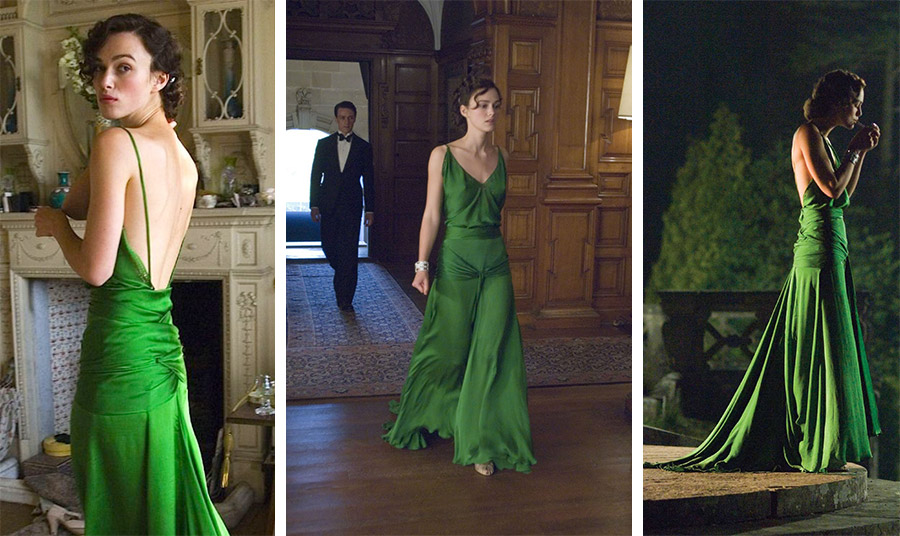 Στο φιλμ «Εξιλέωση» η Κίρα Νάιτλι μένει εντυπωμένη στη μνήμη για το σμαραγδένιο φόρεμά της. Σαν μια γοργόνα; Σαν μία οπτασία;