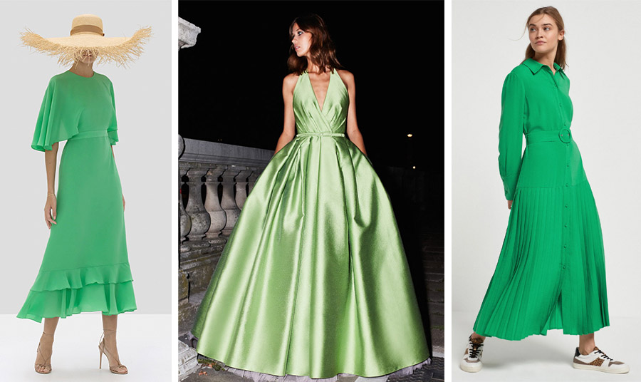 Το πράσινο φόρεμα έχει μία ιδιαίτερη γοητεία και η πρόβλεψη είναι ότι θα είναι ένα από τα βασικά χρώματα των επόμενων χρόνων – διεκδικώντας μια αισιόδοξη διάθεση για τις επόμενες σεζόν 