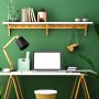 Πράσινη απόχρωση: Η ιδανική επιλογή για το γραφείο και 18 ιδέες διακόσμησης