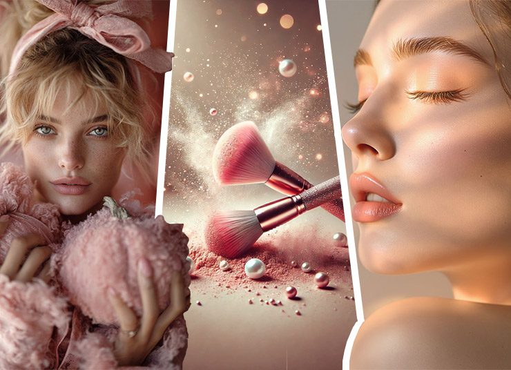 Η πούδρα σε ροζ αποχρώσεις κάνει το πρόσωπό μας να φαίνεται πιο φωτεινό