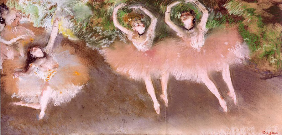 Ballet scene Edgar Degas WIKIPEDIA