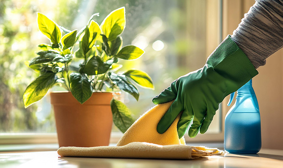 Η συσσώρευση σκόνης στα φυτά μπορεί να τα βλάψει και τι να κάνουμε