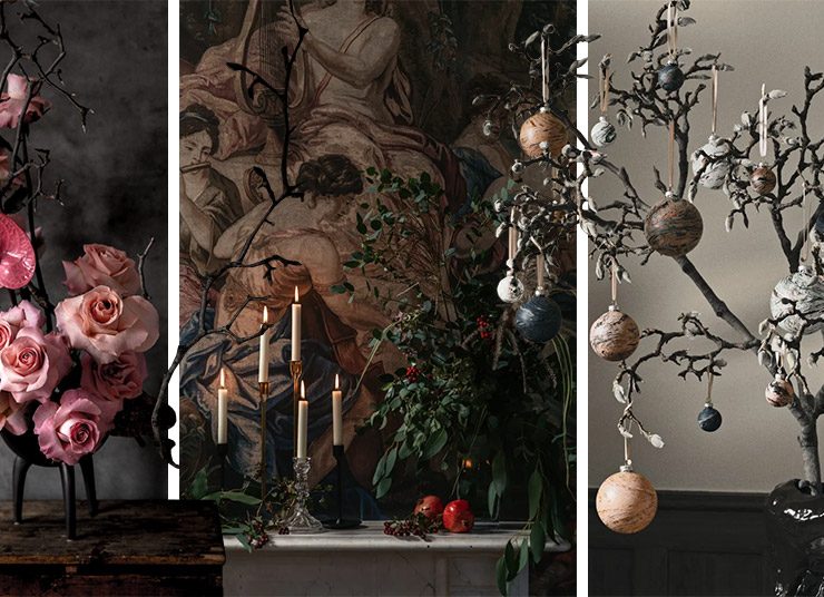 8 «σκοτεινές» χριστουγεννιάτικες ιδέες διακόσμησης για μια εορταστική εμφάνιση