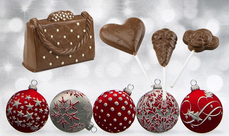 Σοκολατένια γλειφιτζούρια αλλά και πρωτότυπες κατασκευές (κατά παραγγελία) δίνουν τον τόνο των γιορτών!