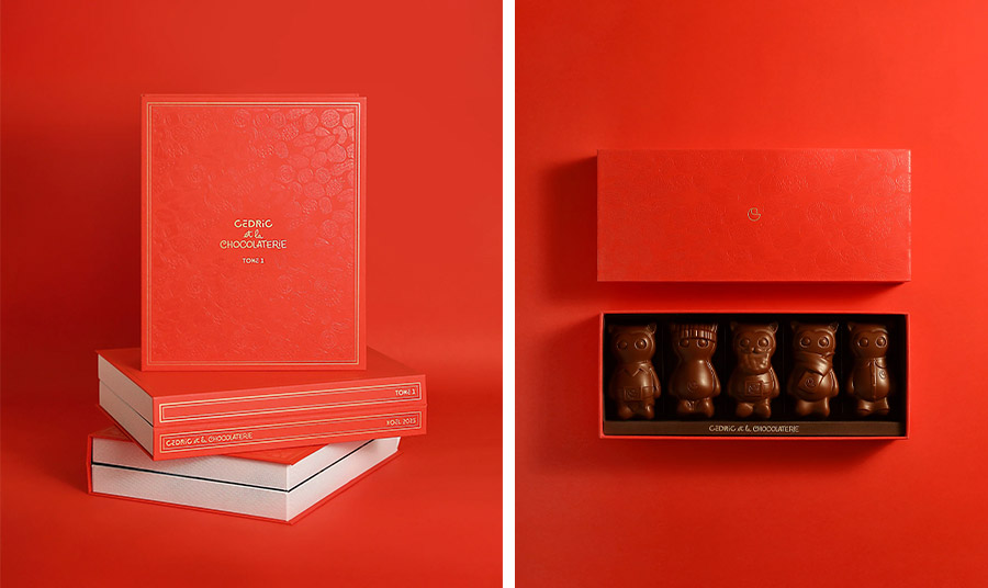 Συσκευασίες για τα Χριστούγεννα © Cédric et la Chocolaterie