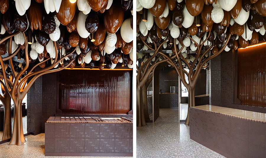 Επιλέξτε από: μπάρες, γλυκά σοκολάτας, κέικ σοκολάτας, σοκολατάκια... © Cédric et la Chocolaterie