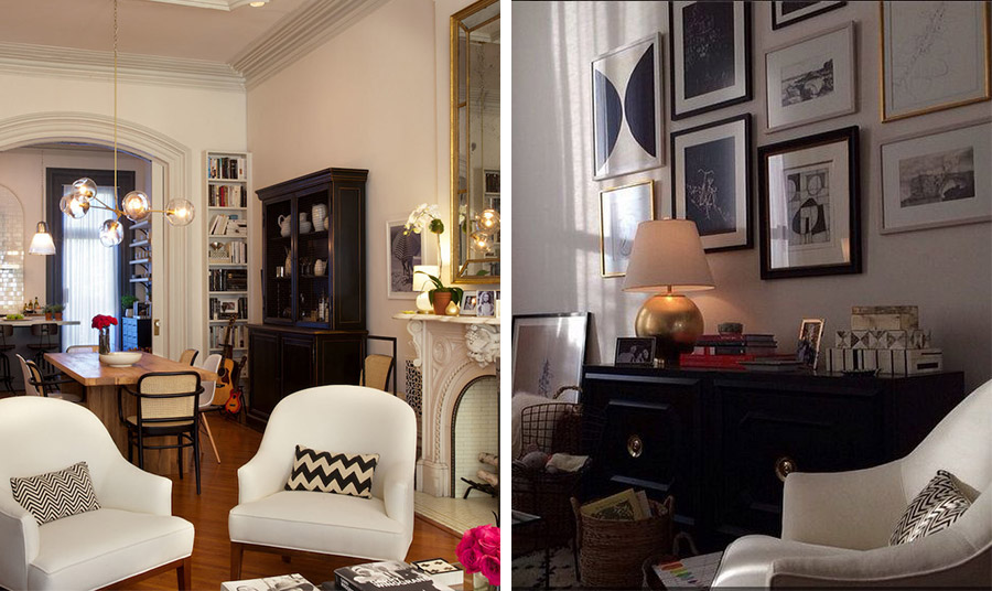 Άψογα διακοσμητικά αντικείμενα συνθέτουν το σαλόνι της Αν Χάθαγουεϊ στην ταινία «Τhe Intern» 
