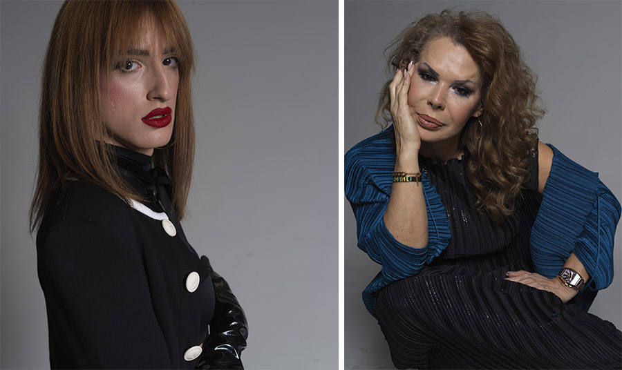 Νancy Gallos, μοντέλο & Red in Fashion Athens Ambassador // Άννα Κουρουπού, Διευθύντρια RUA