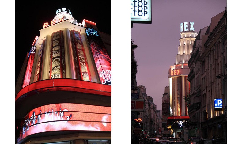 Το θέατρο Grand Rex, όπου έγινε η παρουσίαση του Stephen King