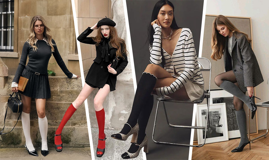 Πώς να φορέσετε κάλτσες μέχρι το γόνατο το 2025; Δείτε τρόπους για να φαίνονται κομψές