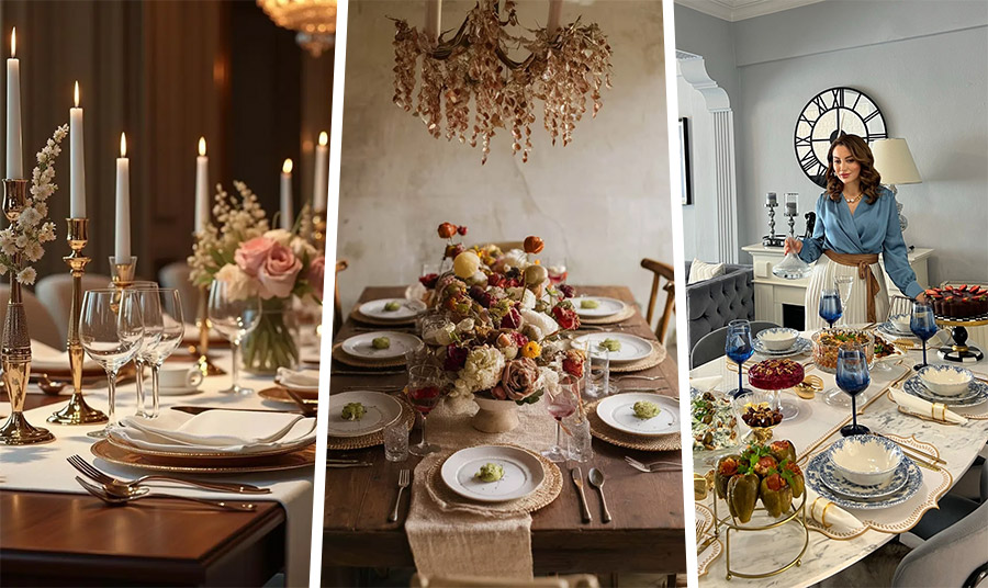 Πώς θα στρώσουμε ένα τραπέζι για κάθε είδους δείπνο;