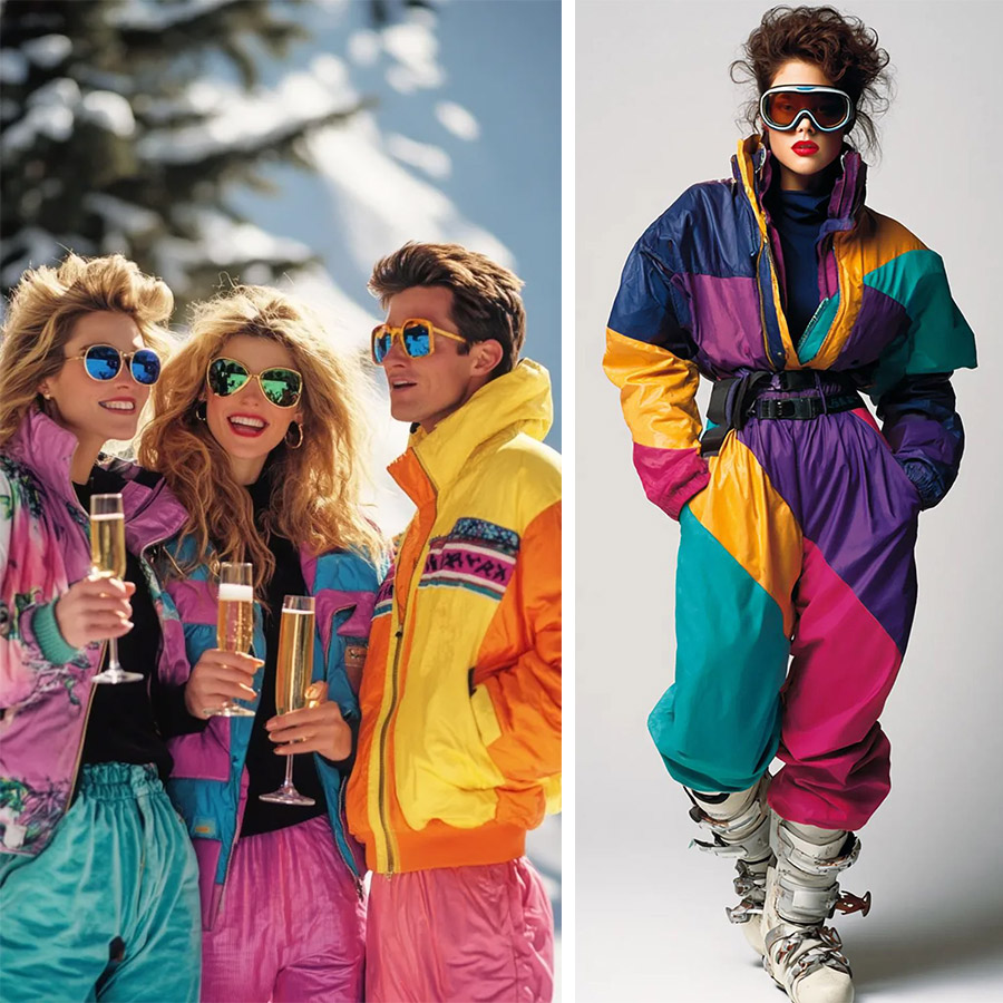 Λαμπερό στυλ και μεγάλα μοτίβα του ’80 PHOTOS VIA PINTEREST