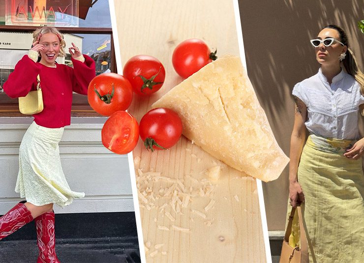 Παρμεζάνα και ντομάτα! Δύο «γκουρμέ» χρώματα για τις ανοιξιάτικες φούστες