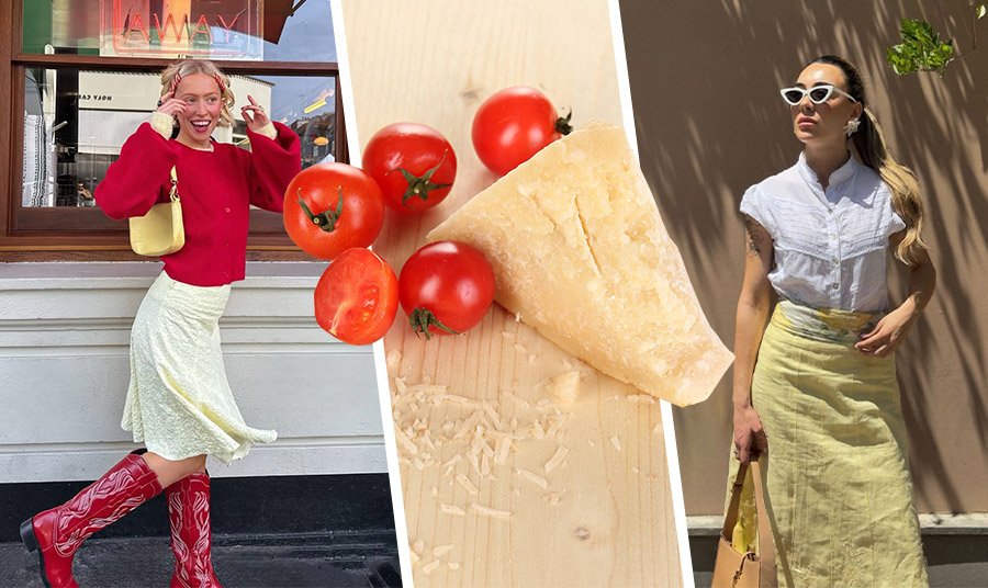 Παρμεζάνα και ντομάτα! Δύο «γκουρμέ» χρώματα για τις ανοιξιάτικες φούστες