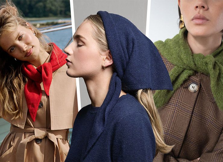 Τα τριγωνικά κασκόλ είναι το αξεσουάρ της μόδας!