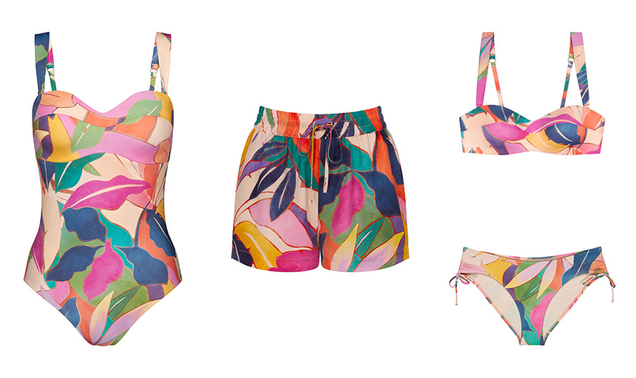 Η συλλογή Summer Allure συνδυάζει μαγιό και φόρεμα ή σορτσάκι για την παραλία σε υπέροχα ζωντανά καλοκαιρινά χρώματα, κατασκευασμένα από βιώσιμα υφάσματα για ένα τέλειο καλοκαίρι!