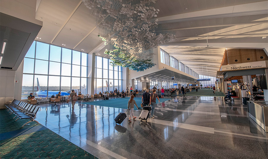 Διεθνές Αεροδρόμιο του Πόρτλαντ (εσωτερικός χώρος) PHOTO PDX